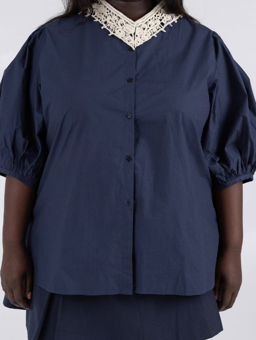 WRAY NYC Emma Top In Navy Vintage Inspired Size 3XL NWT'S